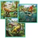 3in1 dinozauri set puzzle - Trefl