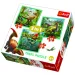 3in1 dinozauri set puzzle - Trefl