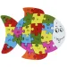 ABC - 123 puzzle educativ cu pești