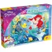 Ariel, mica sirenă 2 în 1 puzzle de 250 de piese și carte de colorat 50x35cm – Lisciani