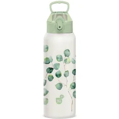 Ars Una: 3D Botanic Leaf sticlă metalică cu pereți dubli, 700 ml