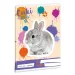 Ars Una: Animale drăguțe - Iepuraș Caiet liniat A/5 pentru clasa I, 14-32
