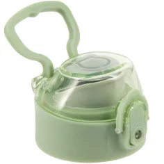 Ars Una: Capac „Botanic Leaf” pentru sticlă metalică de 700 ml, culoare verde pastel