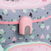 Ars Una: Cute Animals Tea Party, ghiozdan școlar cu pisici, ergonomic, cu închidere magnetică, rucsac 33x41x24cm