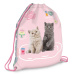 Ars Una: Cute Animals Tea Party sac de sport cu pisici, 32x42 cm