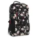 Ars Una: Flowery Black AU-17 ghiozdan, rucsac 32x47x18cm