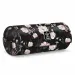 Ars Una: Flowery Black penar rulabil cu flori 20x9x9cm