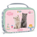Ars Una: Geantă termică pentru gustări "Cute Animals Tea Party" cu pisici 20x14x6,5 cm