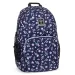 Ars Una: Ghiozdan/rucsac pentru școală Navy Bloom AU-14 32x51x25 cm
