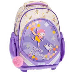 Ars Una: Keep Rolling rucsac școlar anatomic 33x42x21 cm imaginea 1