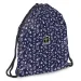 Ars Una: Navy Bloom sac de gimnastică pentru adolescenți, sac sport 37,5x46 cm