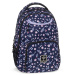 Ars Una: Navy bloom AU-6 geantă școlară, rucsac 34x45x26 cm