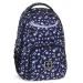 Ars Una: Navy bloom AU-6 geantă școlară, rucsac 34x45x26 cm