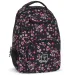 Ars Una: Pearl Blossom Black ghiozdan cu flori AU-6, rucsac 34x45x26cm
