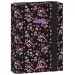 Ars Una: Pearl Blossom Black mapă cu elastic A/5