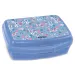 Ars Una: Pearl Blossom Blue cutie pentru prânz cu flori 16,5x6x13,5cm