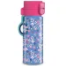 Ars Una: Pearl Blossom Blue sticlă de apă fără BPA cu flori, 475ml
