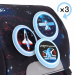 Ars Una: Space explorer easy-pack ghiozdan școlar, rucsac 27x38x18cm