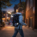 Ars Una: Space explorer easy-pack ghiozdan școlar, rucsac 27x38x18cm