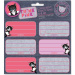 Ars Una: Think Pink etichete pentru caiet ambalate 3x6 buc.