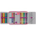 Ars Una: Think Pink penar pliabil umplut cu pisici 12,8x19,3x3,6 cm