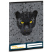 Ars Una: caiet pentru teme Black Panther, cu imprimeu de leopard, 38 file, A5