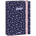 Ars Una: cutie pentru caiete A4, model floral "Navy Bloom"