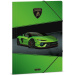 Ars Una: dosar Lamborghini verde cu elastic, format A4