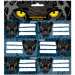 Ars Una: etichete pentru caiete Black Panther, pachet 3x6 buc.