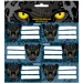Ars Una: etichete pentru caiete Black Panther, pachet 3x6 buc.