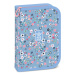 Ars Una: penar pliabil „Pearl Blossom” albastru, umplut, 12,8x19,3x3,6 cm
