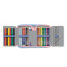 Ars Una: penar pliabil „Pearl Blossom” albastru, umplut, 12,8x19,3x3,6 cm