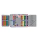 Ars Una: penar pliabil „Pearl Blossom” albastru, umplut, 12,8x19,3x3,6 cm imaginea 2
