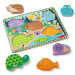 Atinge și Simte — Puzzle tactil din lemn cu animale din pădure - Melissa &amp; Doug