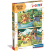 Aventurile lui Winnie de Pluș – puzzle Supercolor 2x60 piese - Clementoni