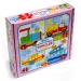 Primul meu puzzle: Vehicule 4 in 1 baby puzzle