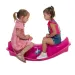 Balansoar roz de 100 cm