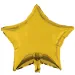 Balon folie în formă de stea – auriu 46cm