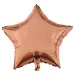 Balon folie în formă de stea – rose gold 46cm