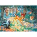 Bambi 2 în 1 puzzle cu 60 de piese și carte de colorat 50x35cm - Lisciani