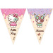 Banner de petrecere Hello Kitty și Kuromi 200 cm