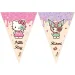 Banner de petrecere Hello Kitty și Kuromi 200 cm