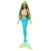Barbie Dreamtopia: Păpușă Sirenă cu păr albastru și coadă de sirenă - Mattel