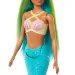 Barbie Dreamtopia: Păpușă Sirenă cu păr albastru și coadă de sirenă - Mattel