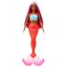 Barbie Dreamtopia: Păpușă cu păr roz și coadă de sirenă de culoare coral - Mattel