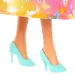Barbie Dreamtopia: Păpușă prințesă în rochie galben-roz cu fluturi - Mattel