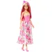 Barbie Dreamtopia: Păpușă prințesă în rochie roz cu fluturi - Mattel