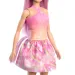 Barbie Dreamtopia: Păpușă unicorn în rochie roz - Mattel
