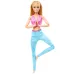 Barbie: Păpușă de yoga flexibilă cu păr blond - Mattel