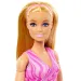 Barbie: Păpușă de yoga flexibilă cu păr blond - Mattel